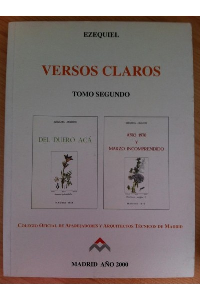 VERSOS CLAROS. Tomos I, II, III y IV (Obra completa)